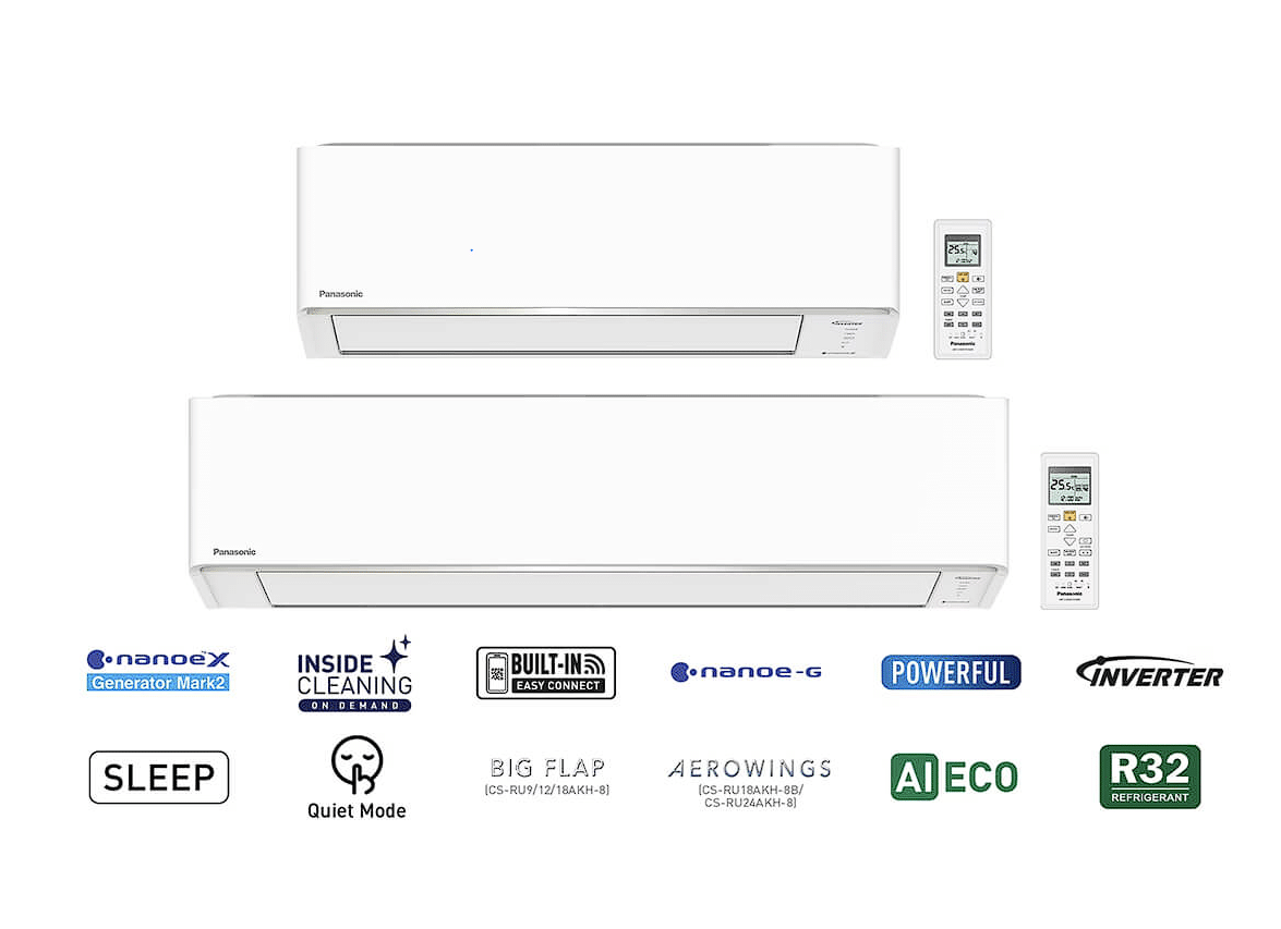 Điều hòa Panasonic 18000BTU 1 chiều inverter RU18AKH-8B