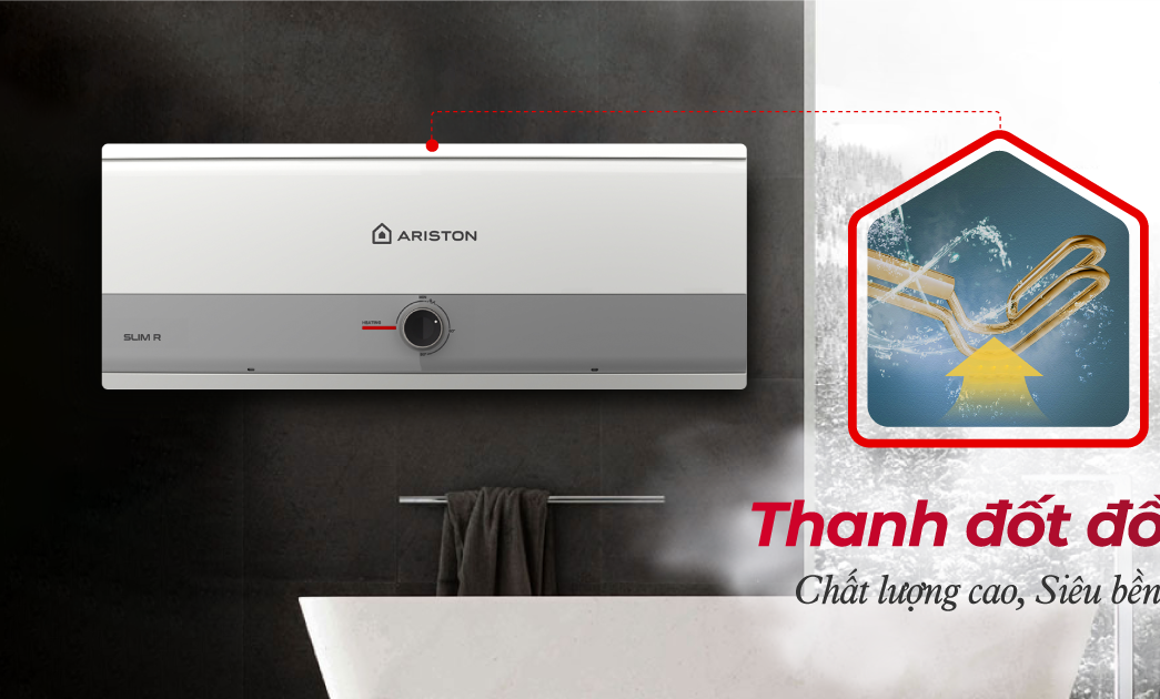 Bình nóng lạnh Ariston 20l SLIM3 20 R VN