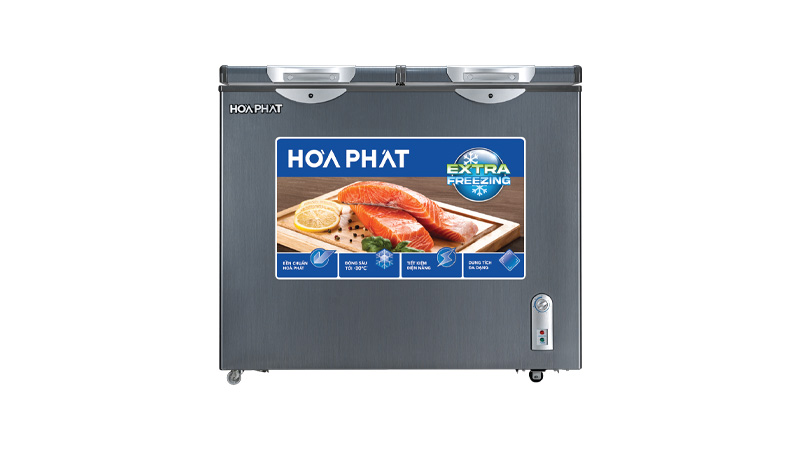 Tủ đông Hòa Phát 205 lít 2 ngăn 2 cánh HPF BD6205G
