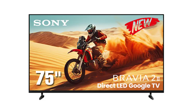 Sony Google TV 75 inch 4K LED BRAVIA 2 II K-75S25VM2
