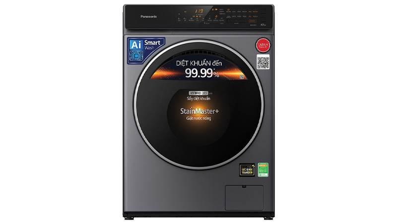 Máy giặt sấy Panasonic Inverter giặt 10 kg – sấy 6 kg NA-S106FC1LV 