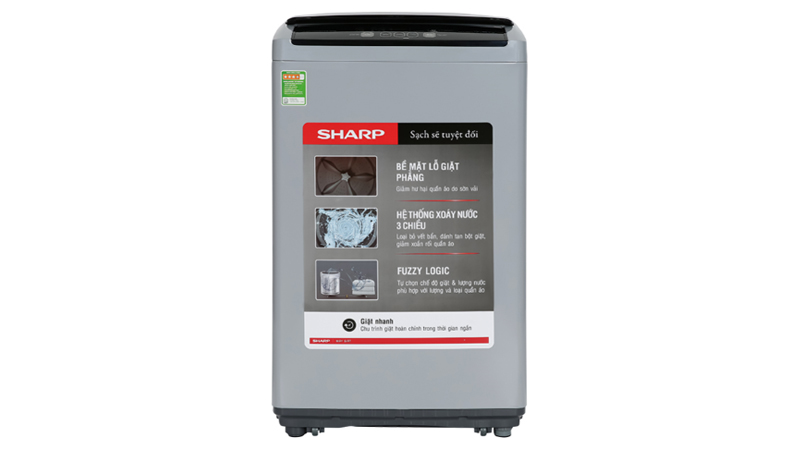 Máy giặt Sharp 8.5 kg ES-Y85HV-S lồng đứng