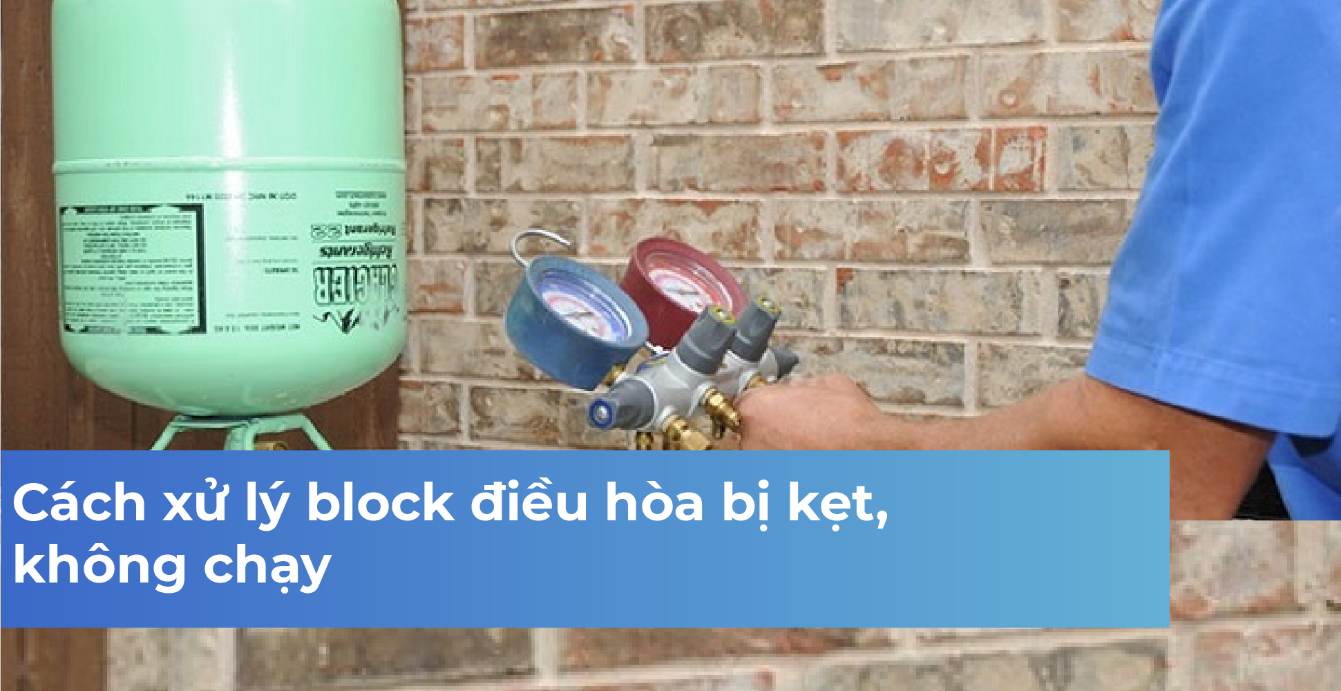 Cách xử lý block điều hòa bị kẹt, không chạy