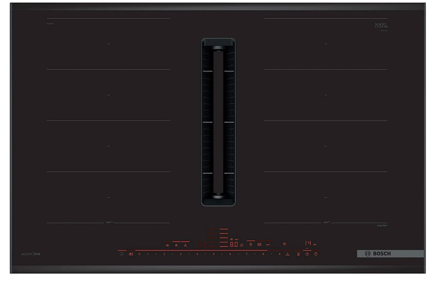 Bếp Từ Kết Hợp Hút Mùi Bosch PXX895D66E 4 Vùng Nấu Series 8