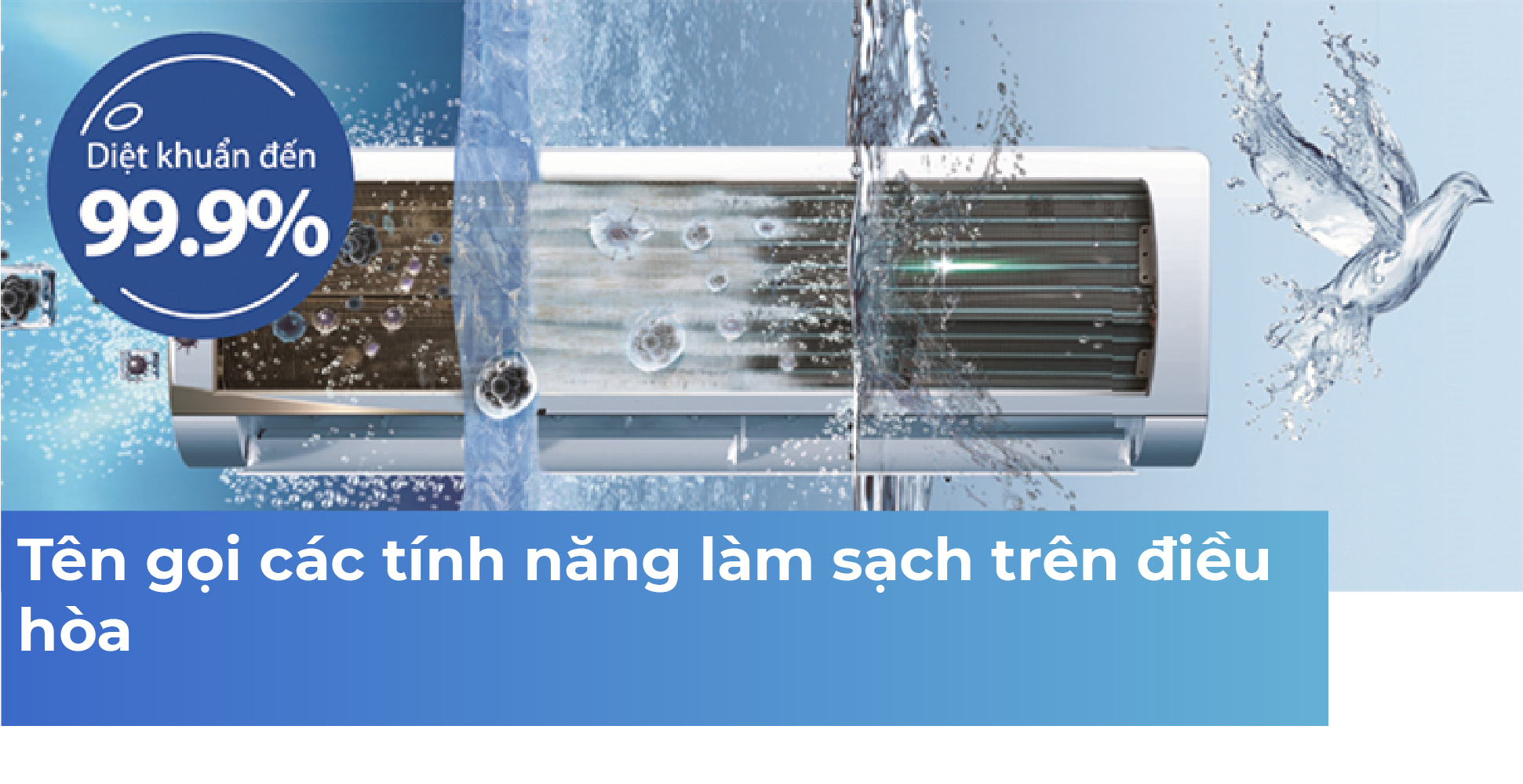 Tên gọi các tính năng làm sạch trên điều hòa